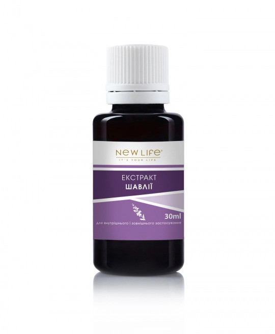 Екстракт шавлії 30 мл Нове життя