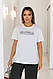 Футболка оверсайз жіноча з написом "LaLaLand", фото 9