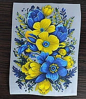 Термоналіпка на одяг "Квіти"