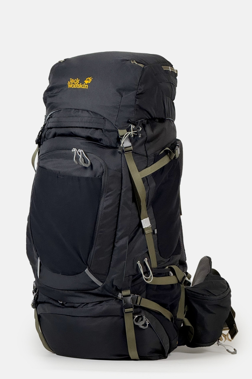 Туристичний рюкзак Jack Wolfskin Denali 65 + 10 L чорний, фото 1