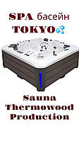 Сауна зі СПА басейном TOKYO від виробника Thermowood Production. Відео