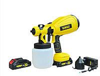 Потужний акумуляторний фарбопульт АКБ фарбопульт із регулюванням ширини Makita Пульверизатор для фарбування стін 2АКБ