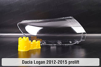 Скло фари Dacia Logan (2012-2015) дорест праве
