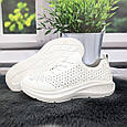 Кросівки жіночі LQD білі єко-шкіра з перфорацією 4952, фото 6