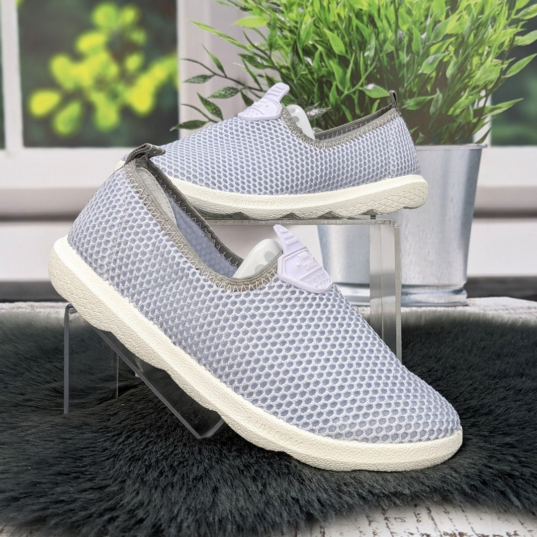 Мокасини жіночі Crystal бузкові текстильні сітка 4947, фото 1