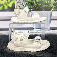 Босоніжки дитячі для хлопчика Jong Golf бежеві на липучках 5832