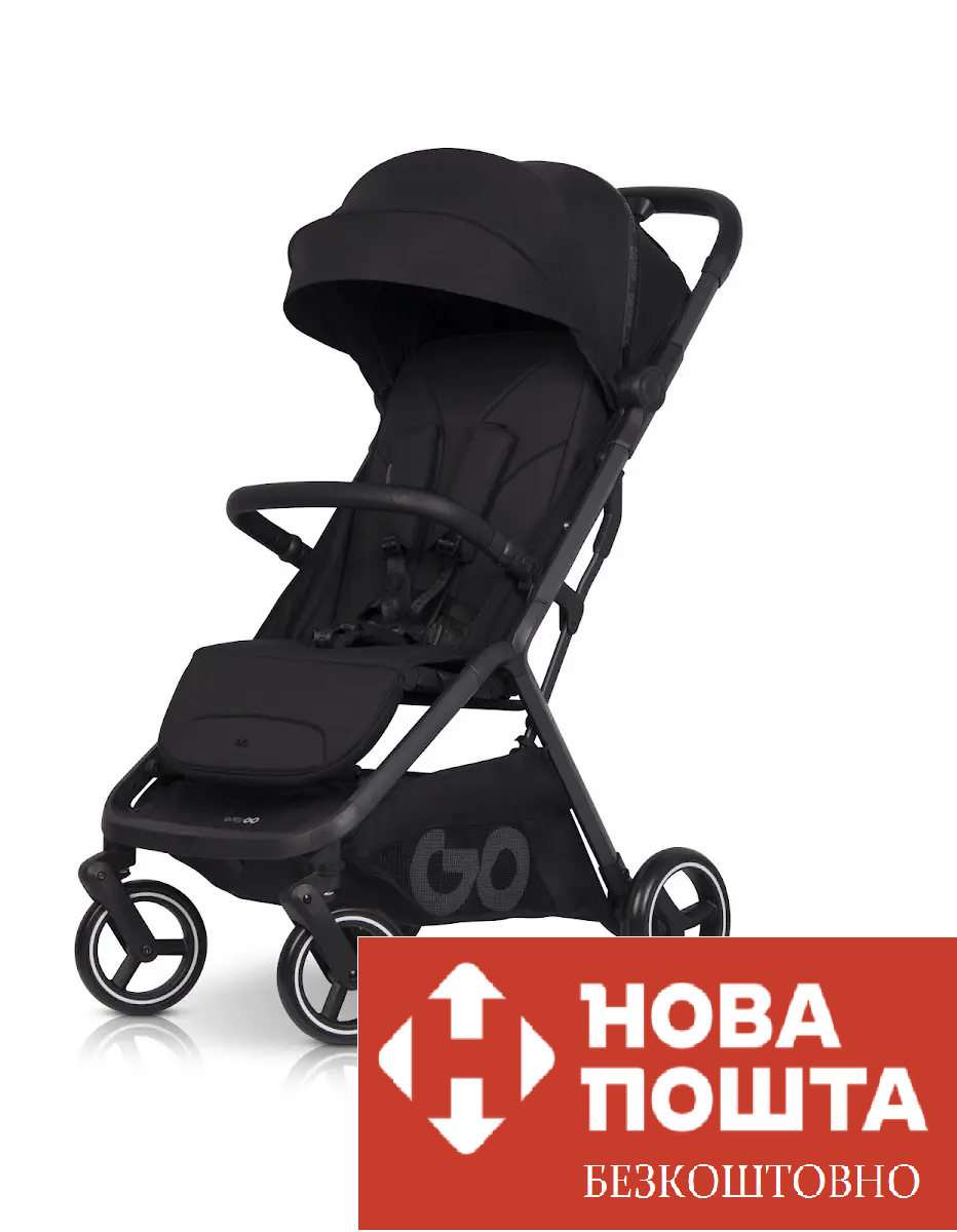 Коляска прогулянкова EasyGo Hero Ebony W/EA/HERO/EB black