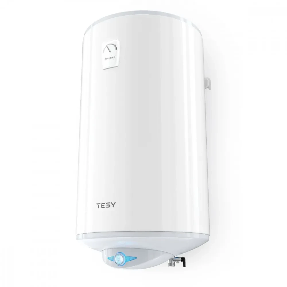 Круглий бойлер TESY 120 литров. Сухий ТЕН (1,2 кВт + 1,2 кВт). Вертикальний монтаж. Anticalc, фото 1