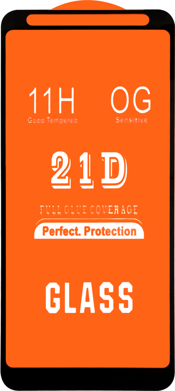 Захисне скло Tecno POP4 black frame 5D Strong