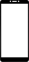 Захисне скло Tecno POP2F black frame 5D Strong
