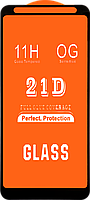 Захисне скло Tecno POP4 black frame 5D Strong
