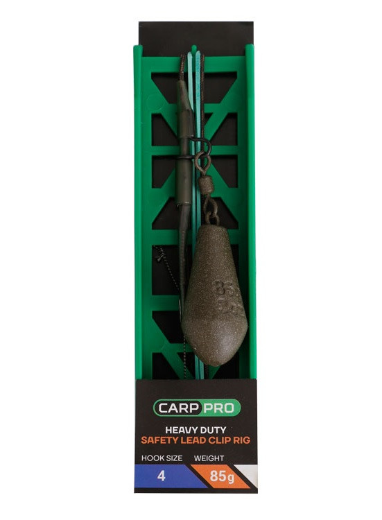 Готове оснащення на лідкорі Carp Pro HD Safety Lead Clip №4 85 г (CP18117-85)