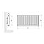 Радіатор сталевий Thermo Alliance 11-К 500х900 бічне під'єднання, фото 2
