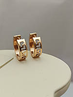 Золоті сережки кільця 585 проби