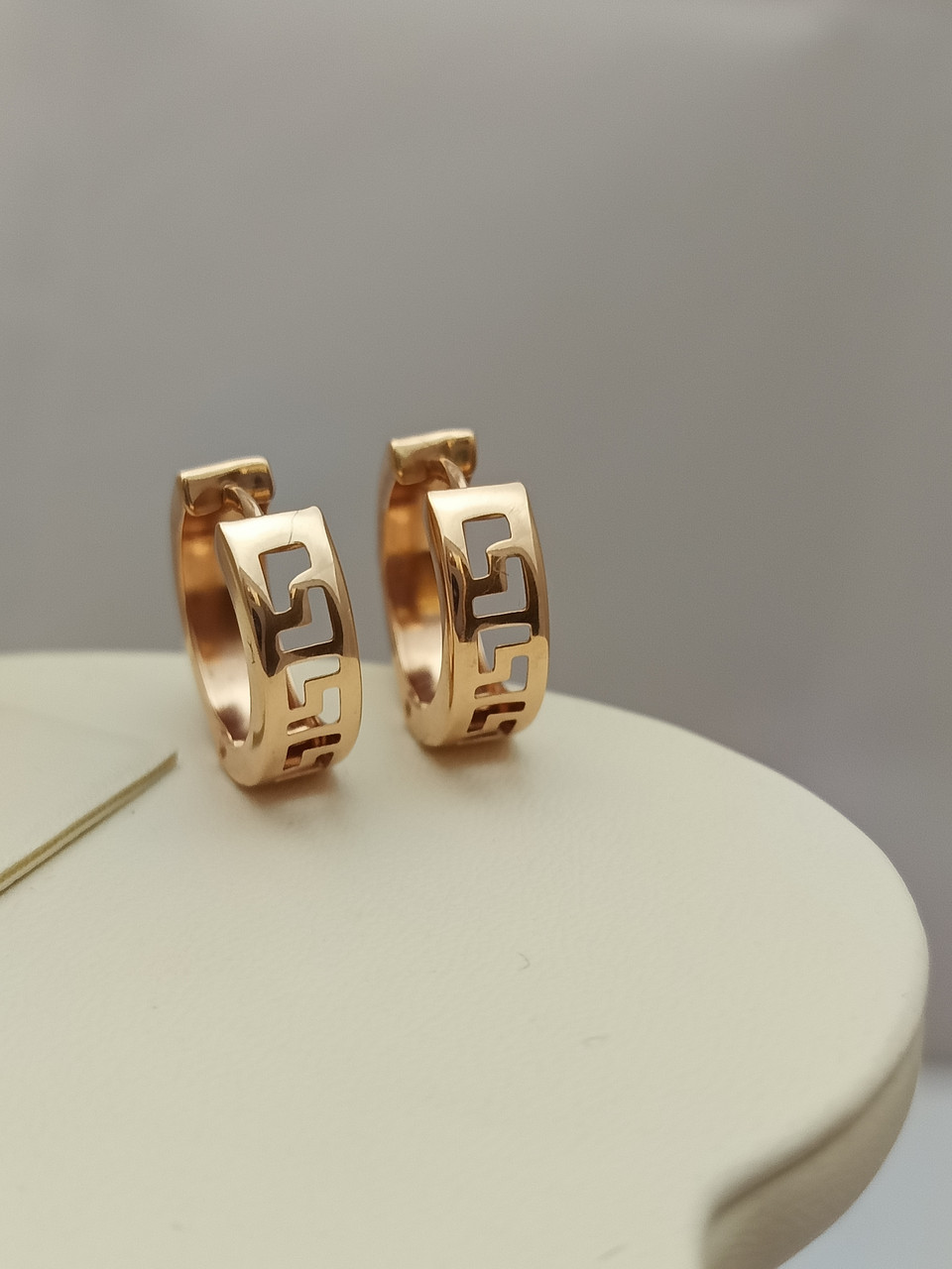 Золоті сережки кільця 585 проби