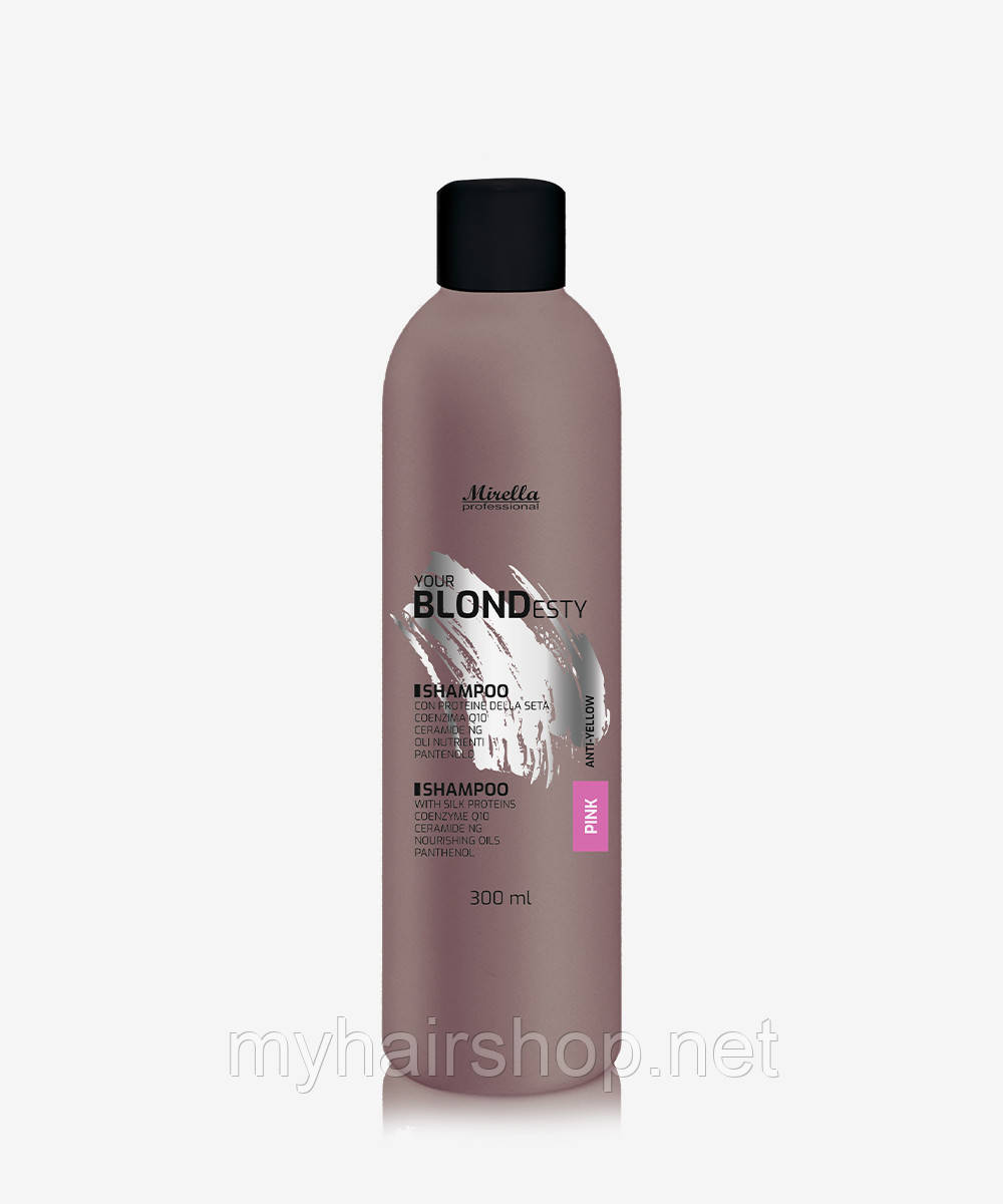 Шампунь «Рожевий блонд» Mirella Pink shampoo 300 мл