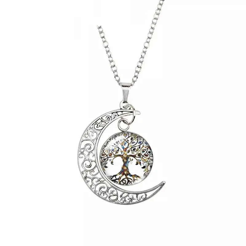 Кулон дерево життя і місяць Tree Life підвіска амулет оберіг талісман, фото 1