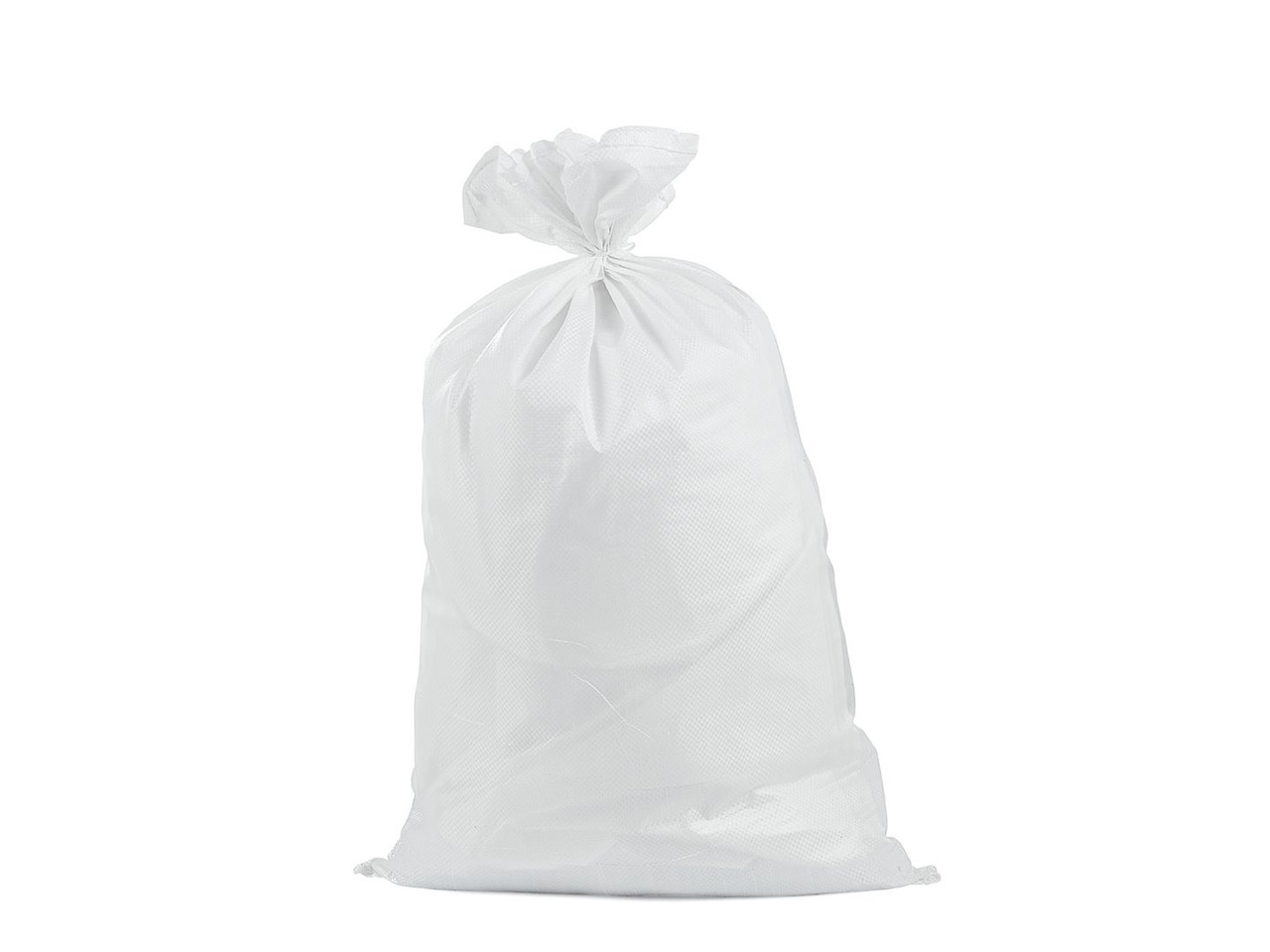 Тканий поліпропіленовий мішок білий 65x105 см 50 кг Geko G71984A, Упаковочний мішок, Мішок для зерна, фото 1