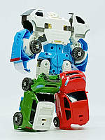 Робот-трансформер 20 см Mini Deltatron 520 — перетворюється на три авто, фото 6