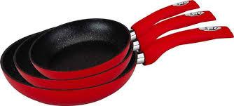 Набір сковорідок з антипригарним покриттям комплект 3шт (20см 24см 28см) для всіх плит, фото 1