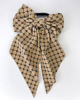 Гумка для волосся Finding Резинка бант D Світло-коричневий 13 х 25 см