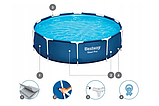 Бассейн каркасний круглий з фільтром 305×76 см BestWay 56677, фото 3