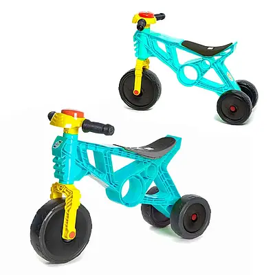 Дитячий мотоцикл беговел Оріон 171 бірюзовий