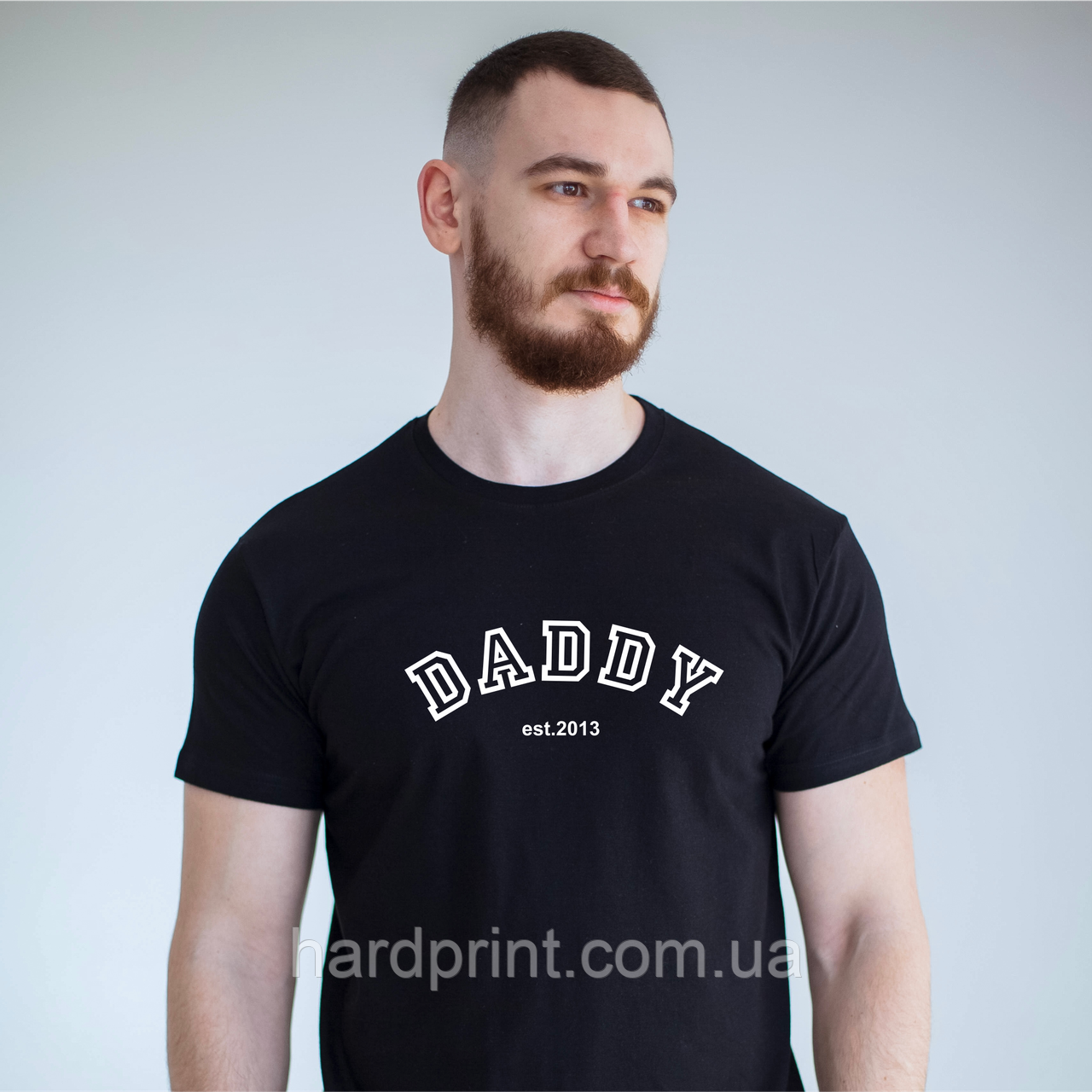 Чоловічі футболки для тата. Друк на футболці Daddy est... Футболка на день тата