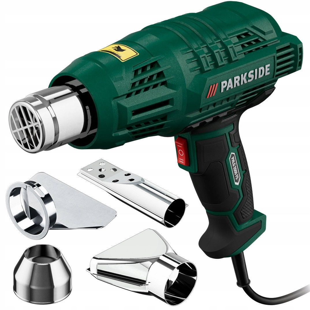 Будівельний Фен 2 режими температури з 4 насадками Parkside (PHLG 2000 F5), фото 1