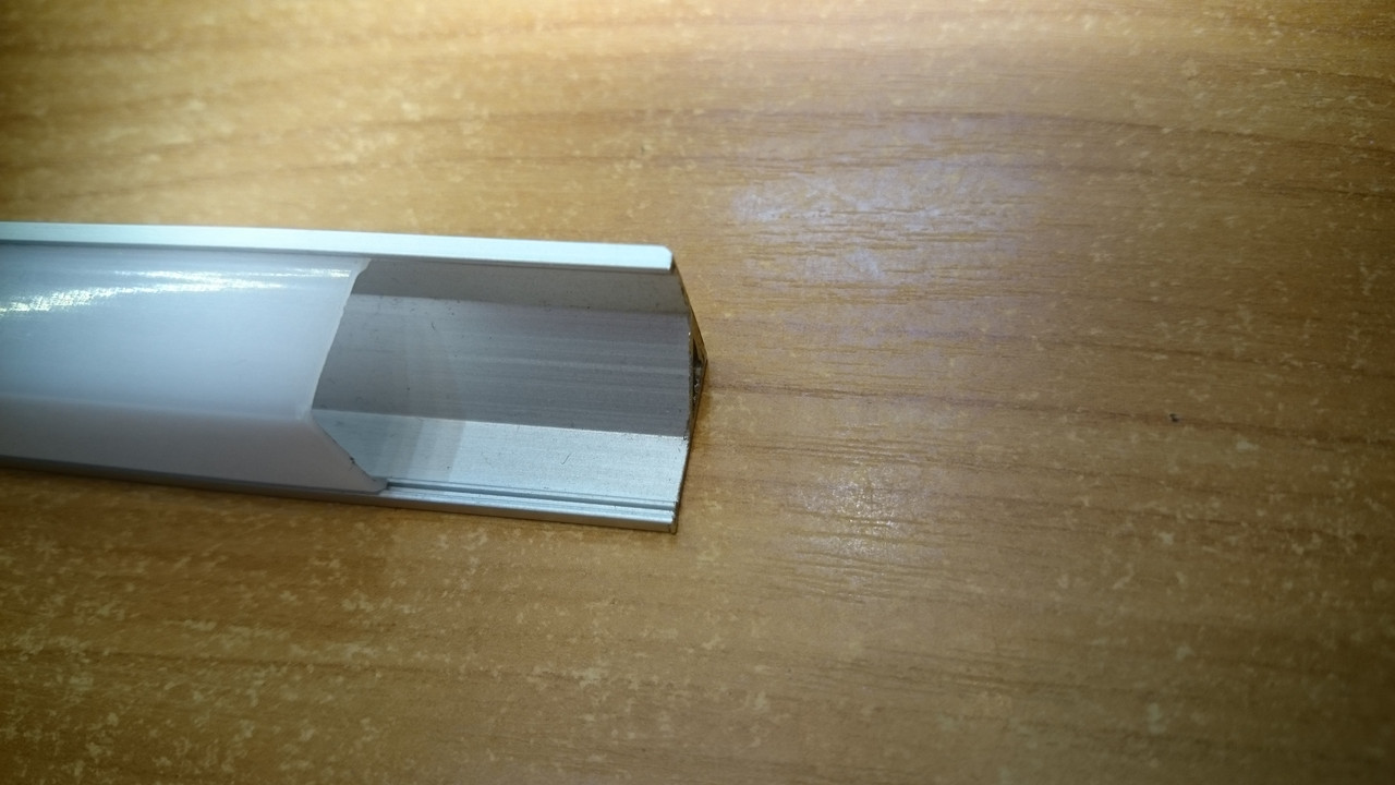 Алюминиевый профиль для светодиодной ленты Feron CAB 281 (угловой квадратный) 2м - фото 2 - id-p464970644