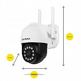 Вулична поворотна IP-камера Overmax Camspot 4.95 2.5K Wi-Fi 4x ZOOM, фото 3