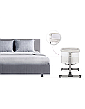 Ліжечко приставне Momi Revo Light Grey, фото 11