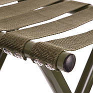 Стілець складаний без спинки SP-Sport TY-0533 Зелений, фото 3