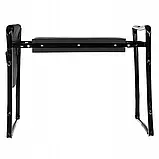 Садовий складний стілець для городу з органайзером , зручний табурет для дачі, підколінник Gardlov 23731 Польща, фото 9