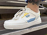 Жіночі кросівки Ok-Shoes15-4 патріотичні жовто-блакитні, фото 4