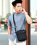 Універсальний комплект для щоденного використання Backpack Black 3 в 1 Рюкзак Сумка Клатч Сірий, фото 4