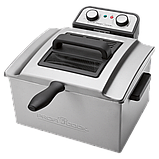 Подвійна фритюрниця ProfiCook PC-FR 1038 (5л, 3000Вт, Німеччина) + 3 кошики, фото 5