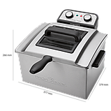 Подвійна фритюрниця ProfiCook PC-FR 1038 (5л, 3000Вт, Німеччина) + 3 кошики, фото 6