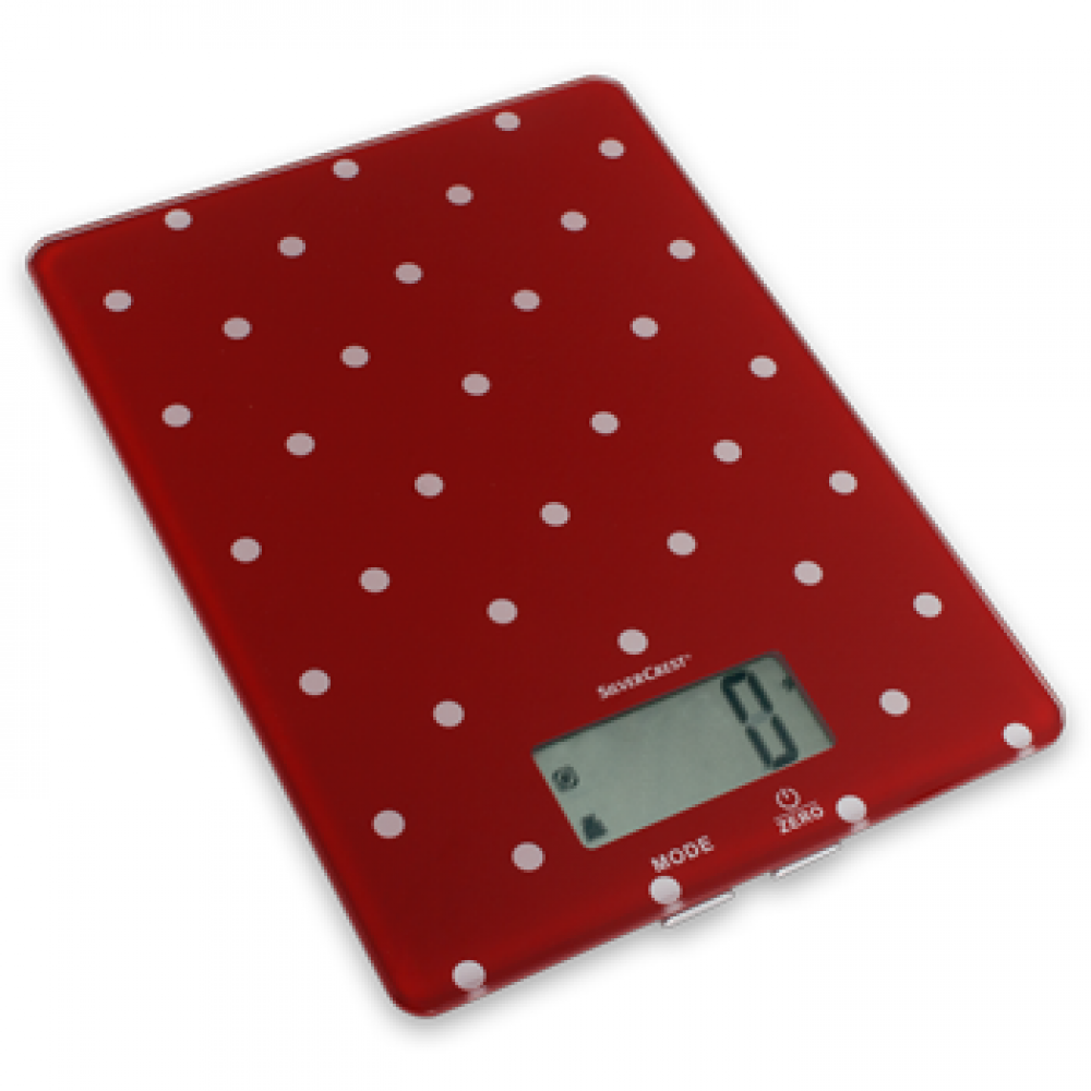 Ваги кухонні Silver Crest SKWS 5 A2 Червоні (Германія), фото 1