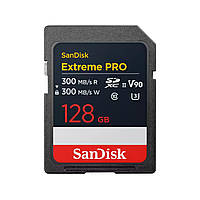 Карта пам'яті SanDisk SD 128GB C10 UHS-II U3 R300/W300MB/s Extreme Pro V90 (SDSDXDM-128G-GN4IN)
