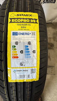 Шини легкові 185/65R15 SONIX ECOPRO 99, фото 1