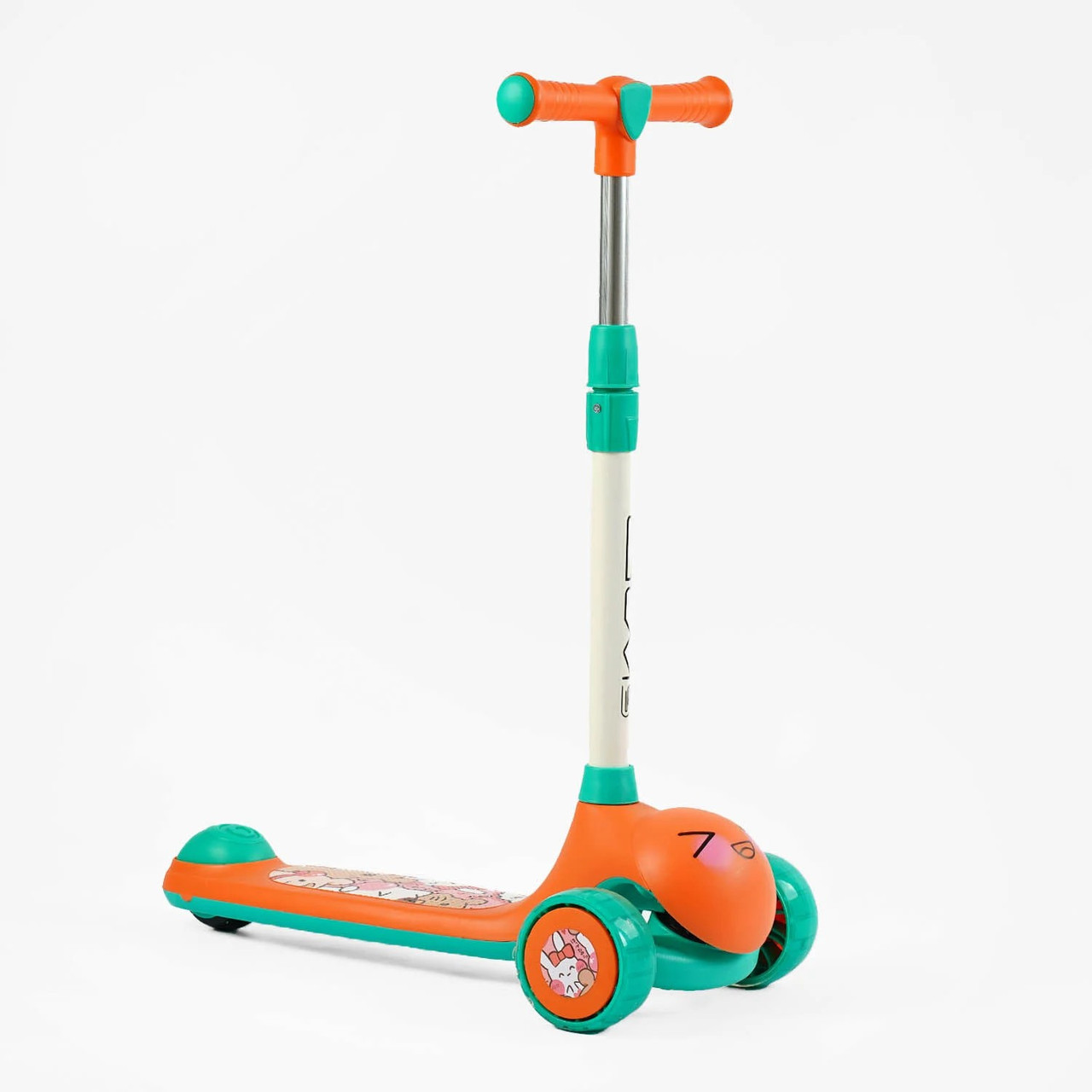 Триколісний самокат "Skyper" LH-12705 колеса PU 112*42 см музикою й підсвіткою, фото 1