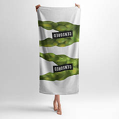 Рушник з принтом «Халк. Зелені м’язи. Марвел. Halk. Marvel»