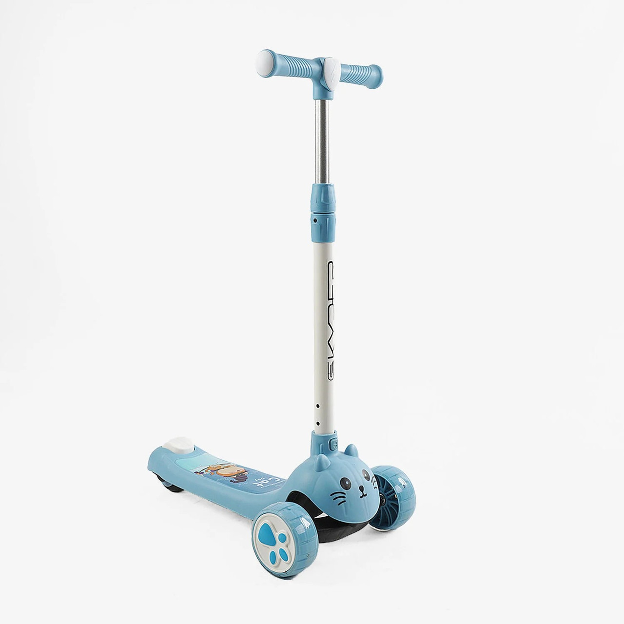 Триколісний самокат "Skyper" DS-10639 колеса PU 109*44 см з підсвіткою, фото 1