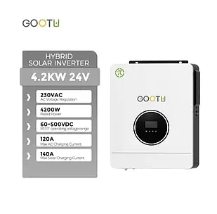 СОНЯЧНИЙ ІНВЕРТОР GOOTU 4.2kW / 24V