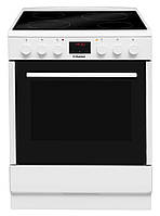 Плита Hansa електрична склокерамічна, 65л, 60x60см, конвекція, білий (FCCW68208)