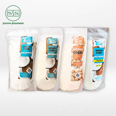 Набір рослинного сухого молока 4*400г Bifood