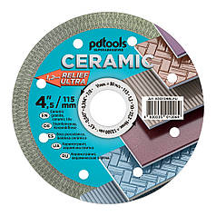 Круг алмазний відрізний PDTools 1A1R 115 RELIEF ULTRA для ручного інструменту