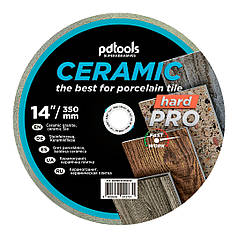 Круг алмазний відрізний PDTools 1A1R 350 CERAMIC HARD PRO для стаціонарного обладнання