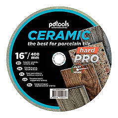 Круг алмазний відрізний PDTools 1A1R 400 CERAMIC HARD PRO для стаціонарного обладнання